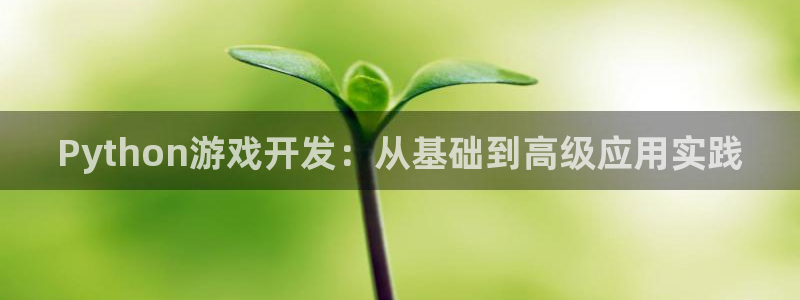 沐鸣277 77注册：Python游戏开发：从基础到高级应用实践