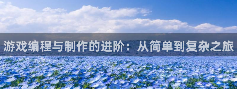 沐鸣2多少年：游戏编程与制作的进阶：从简单到复杂之旅