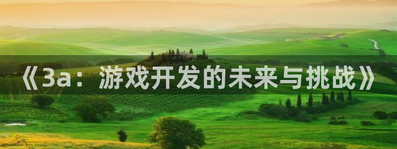 沐鸣娱乐2注册官网：《3a：游戏开发的未来与挑战》